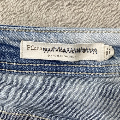 Anthropologie Pilcro Jeans Damen Slim Boyfriend 34x27 Petite Acid Washed - Bild 8 von 11