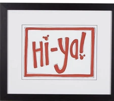 Ethan Allen | Disney Hi-Ya Framed Artwork