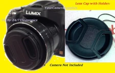 FRONT SNAP LENS CAP DIRECTLY TO CAMERA PANASONIC LUMIX DMC-FZ35 DMC-FZ35K FZ 35