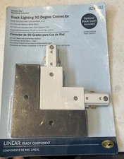 Hampton Bay Black/White Track Lighting 90 Degree Connector 828 432