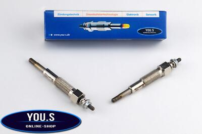 4 pieces YOU.S original glow plugs for Mazda E-series E2200 D 46 KW 63 hp year 84-88