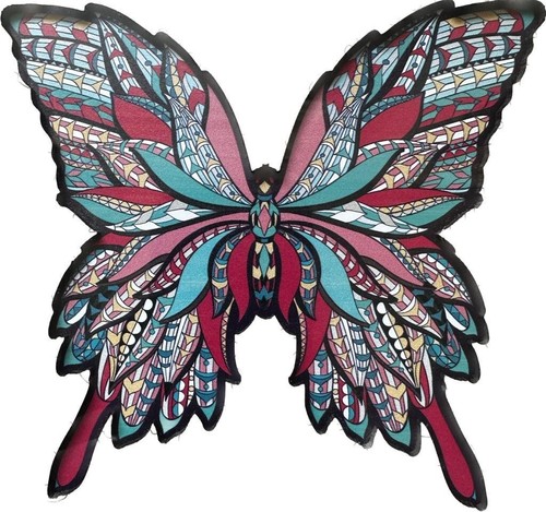 Butterfly Wooden Jigsaw Puzzles, unique irregular animal shaped puzzles, gifts - Picture 12 of 12