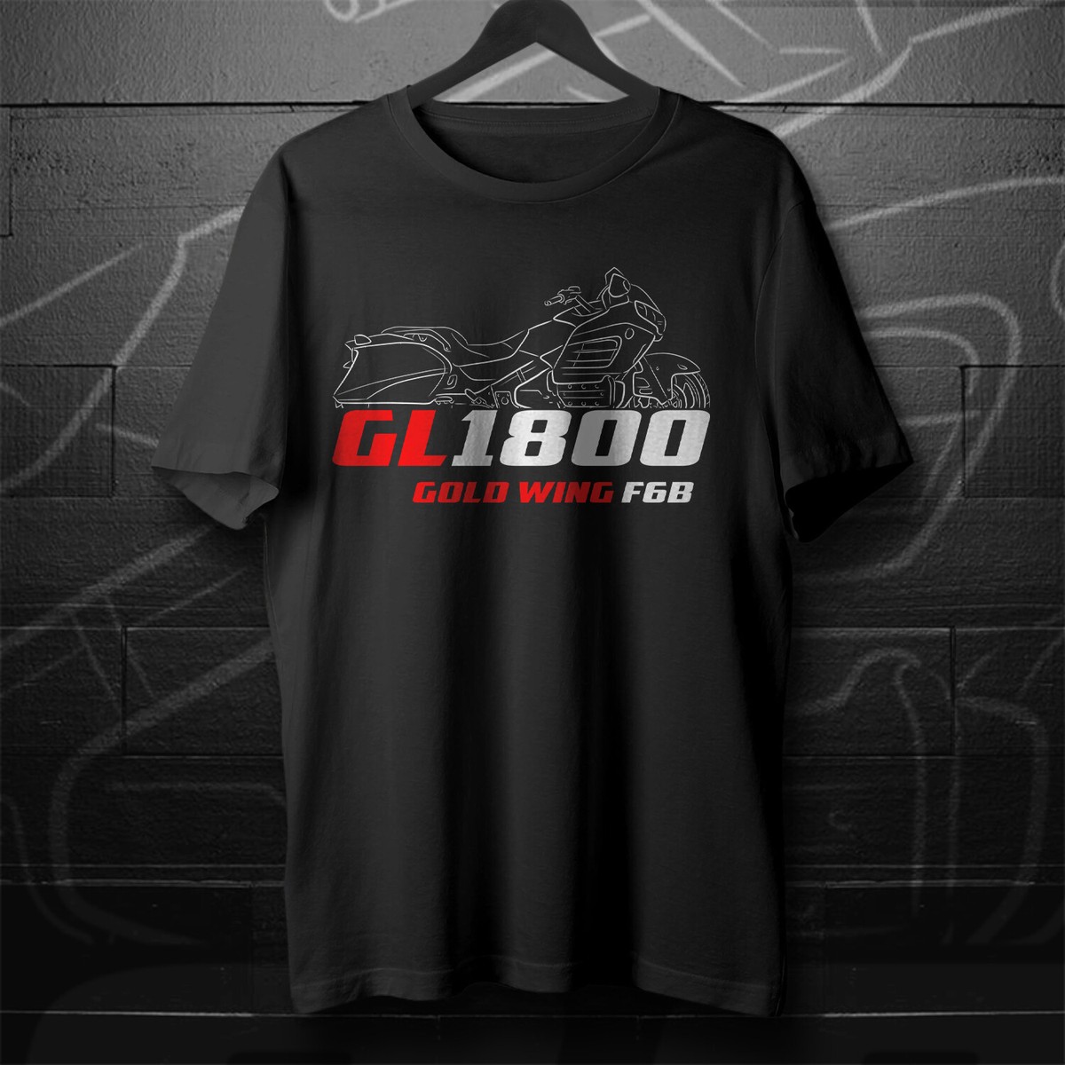Honda GL 1800 Gold Wing 2001-2024 - Motorcycle T-Shirt for Riders 