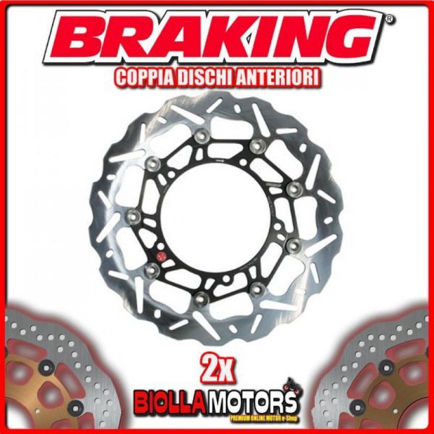 WK008L+WK008R 2x BRAKE DISC FRONT DX + SX BRAKING KAWASAKI ZEPHY