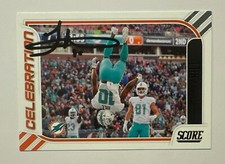 Tyreek Hill 2023 Score Celebration #6 Miami Dolphins Football Card