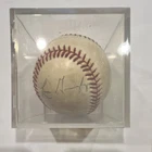 LUIS GONZALEZ SIGNED Diamondbacks- Autographed MLB Baseball Original in Display