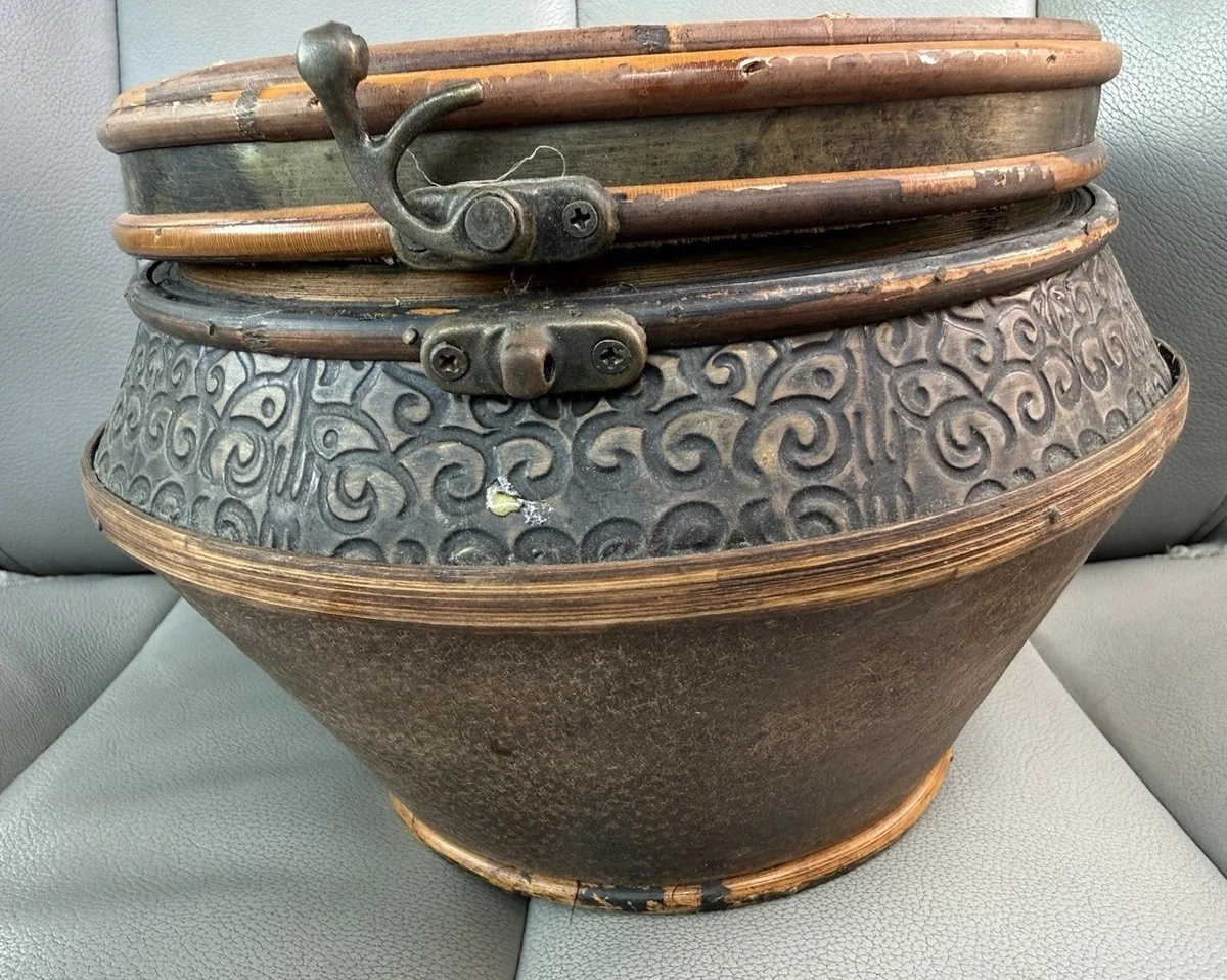 中国古董黄铜篮子| eBay
