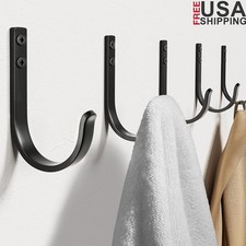 Heavy Duty Wall Mount Towel Holder Aluminium Easy Install Supports 22LB New