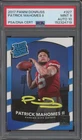 2017 Panini Donruss #327 Patrick Mahomes II RC Rookie Mint PSA 9 10 Auto