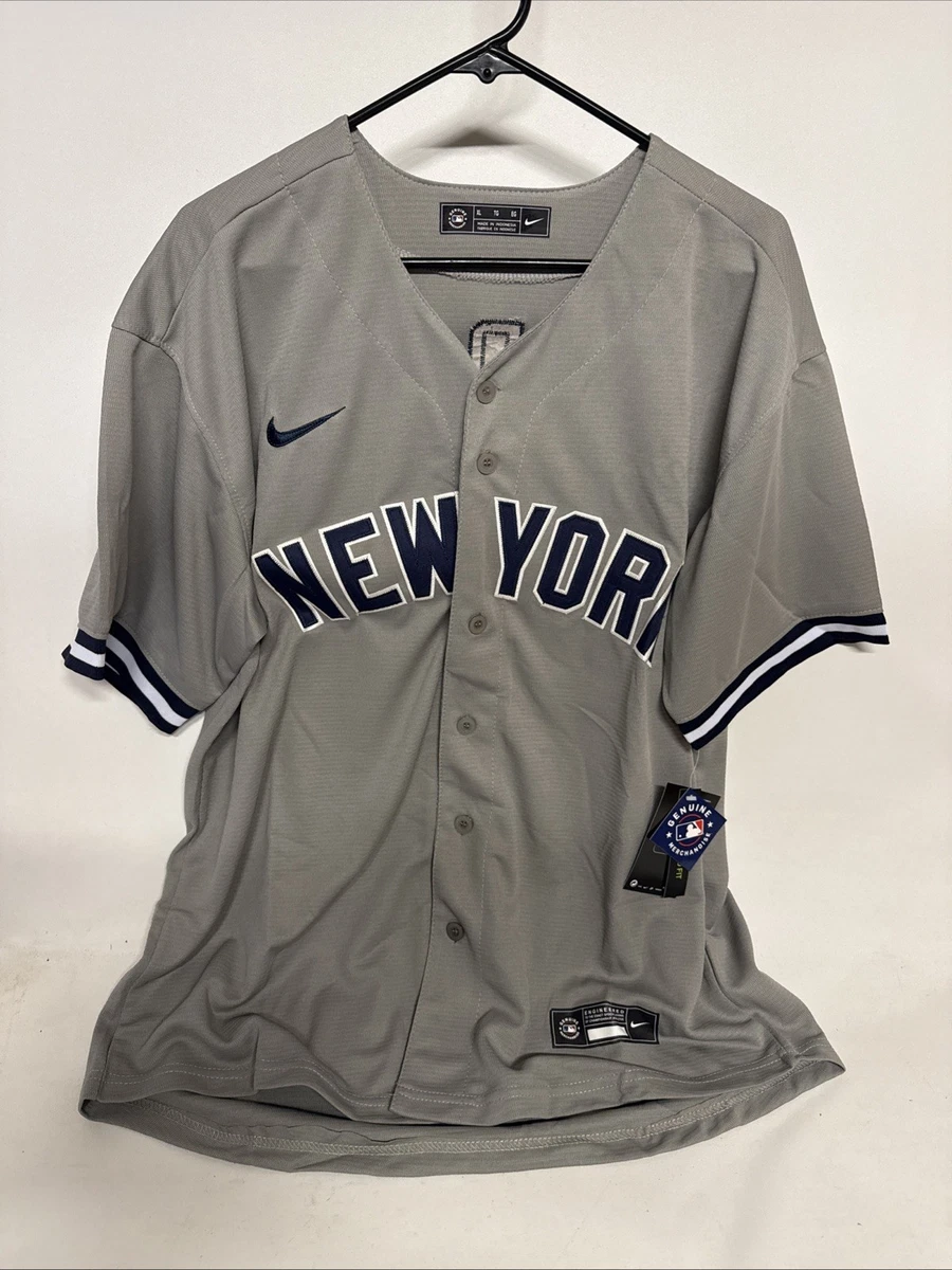 Maillot de joueur Nike Aaron Judge des Yankees de New York pour homme, réplique grise sur