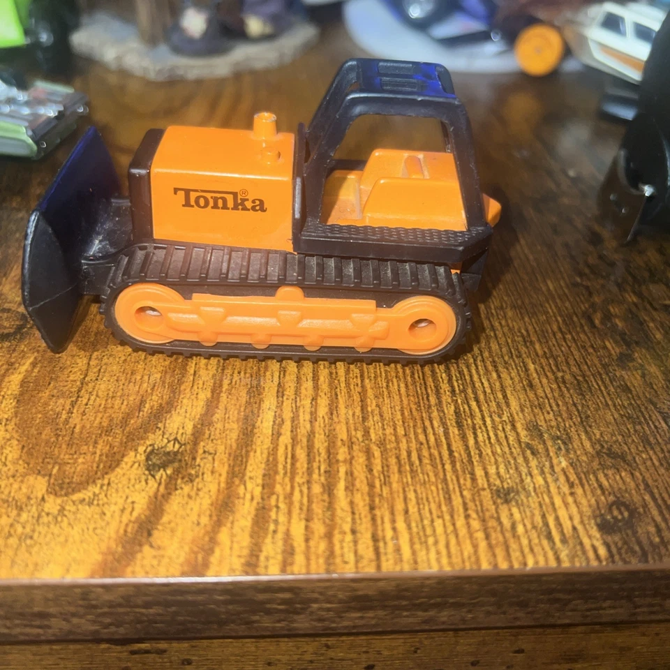 Vintage Hasbro McDonald's Tonka Diecast Bulldozer, 2003, Orange - Image 3 of 4