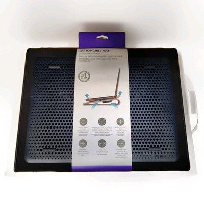 Targus Laptop Cooling Pad Chill Mat Dual Fan USB Cooler For 17''  Gray/Black