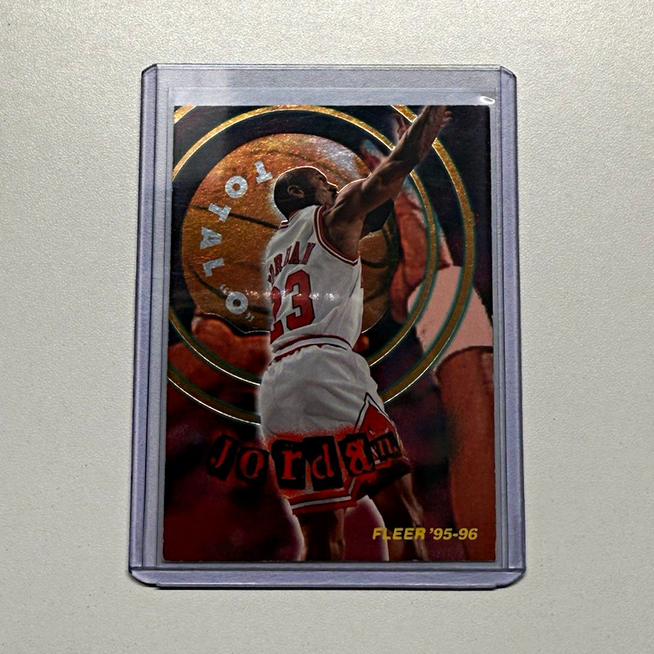 Fleer 1995-96 Michael Jordan Total O Insert 2 of 10 Chicago Bulls NBA