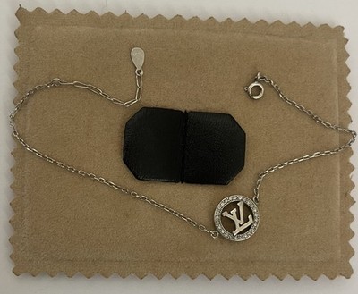 LV Originale Kette 925 Silber Armband Silberarmband Louis Vuitton LV