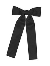 Men's Kentucky Colonel Pre-Tied Bow Tie Clip-On Black