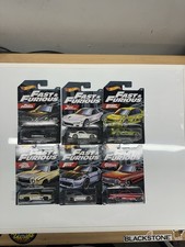 2018 Hot Wheels Fast & Furious Walmart Exclusive 6 Complete Car Set
