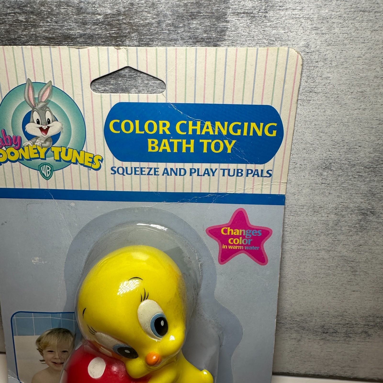 Vintage Baby Looney Tunes Color Changing Bath Toy – New in Packaging