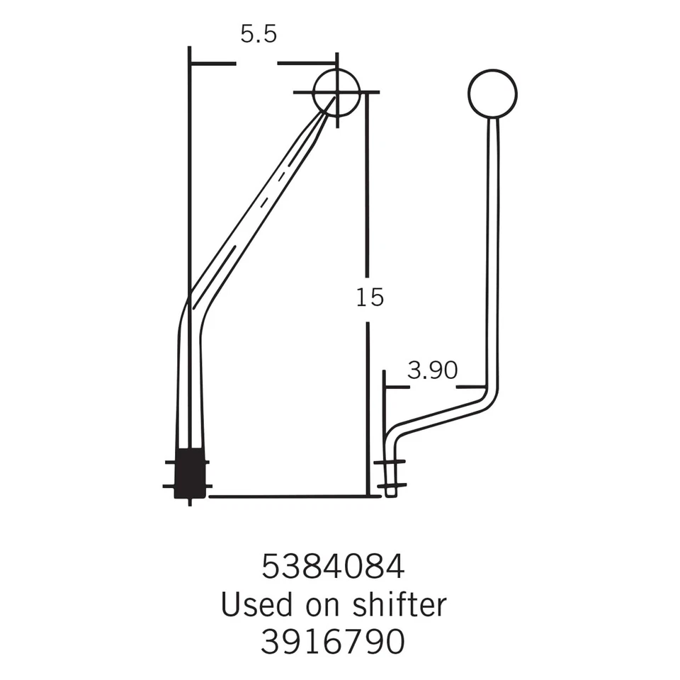 For Dodge Charger 66-69 Competition/Plus Manual Transmission Shifter Assembly Foto 2 de 2