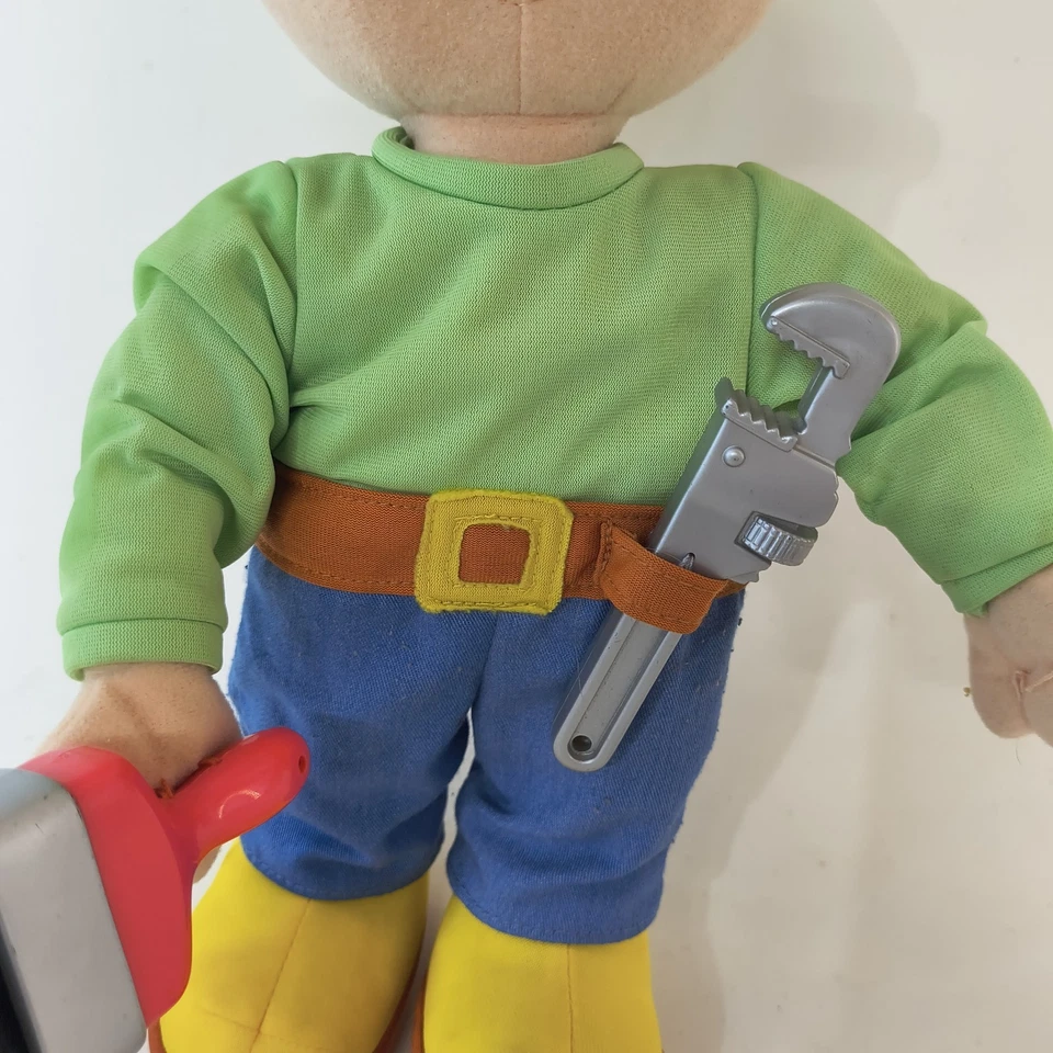 Juguete parlante de peluche Hasbro Bob the Builder Wendy Painter 2001 de colección 14" probado Foto 3 de 4