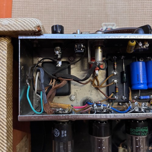 Vintage 1955 Fender Harvard 5F10 Tweed 1x10 USA Valve Amplifier Combo *1950s* - Bild 15 von 24