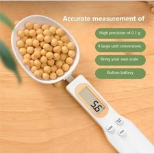 Digital Spoon Scale 500g 0.1g High Precision LCD Measuring Tool Kitchen Coffee
