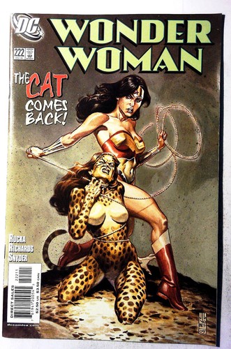 Wonder Woman #222 (2005) DC Comics Cheetah 1st Print Comic Book