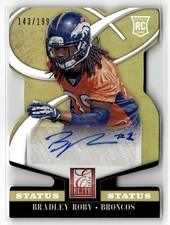 Bradley Roby Rookie Auto 2014 Panini Elite #198 Status Gold #/199