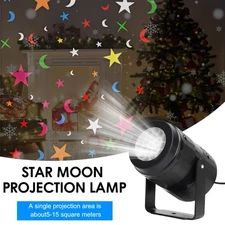 16 Patterns LED Christmas Projector Laser Light Landscape Garden Party Snow Lamp