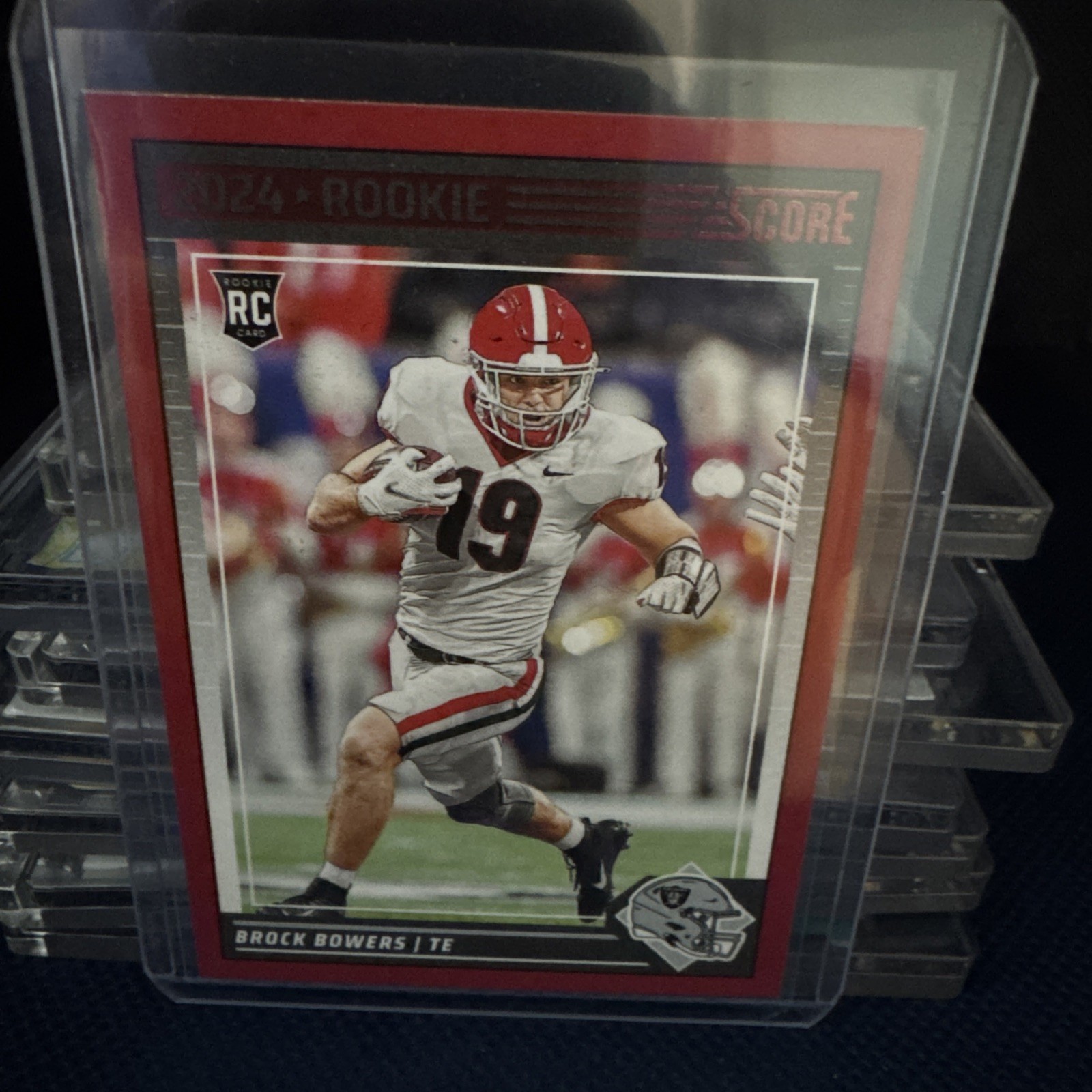 2024 Score - Rookies Brock Bowers #310 Red (RC) Las Vegas Raiders
