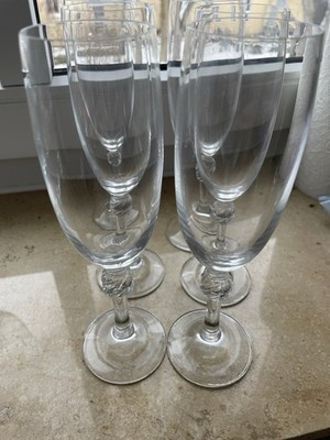 Thomas/Rosenthal 6er Set Sektkristallgläser
