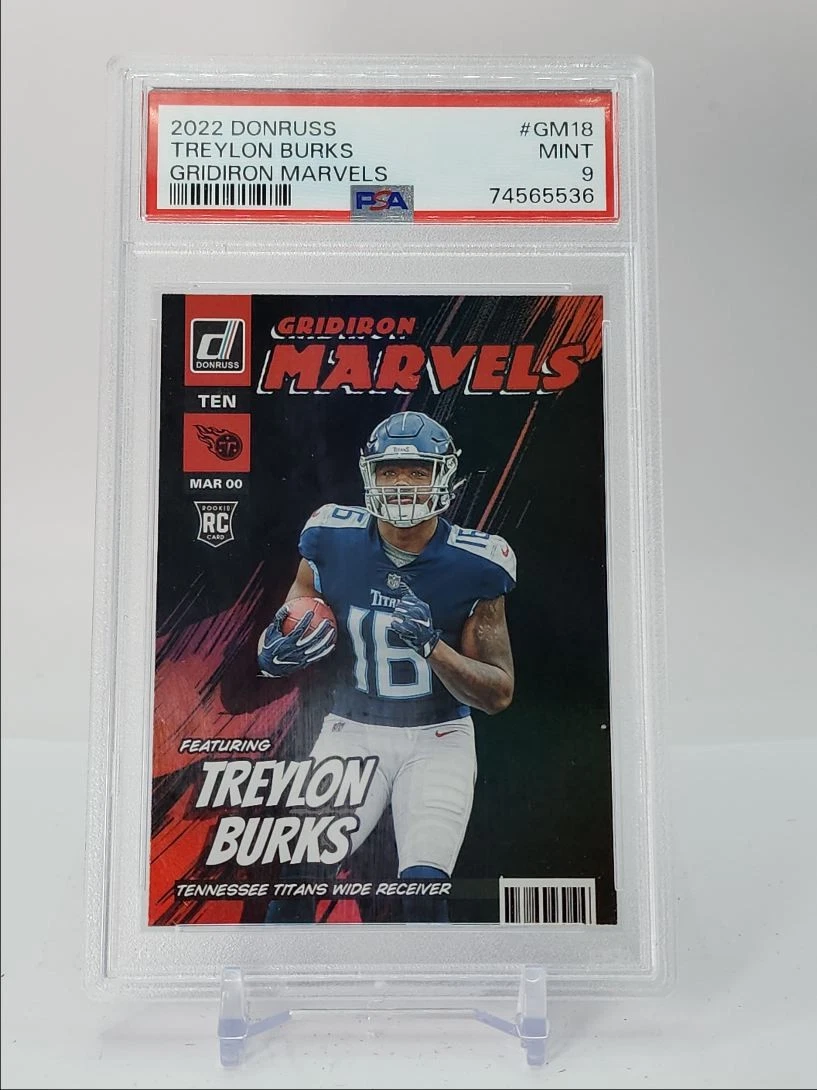 Treylon Burks Panini Donruss Gridiron Marvels #GM18 Base