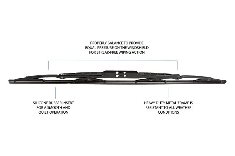 For Ford F-150 1995-1996 PIAA 95045 Super Silicone 18" Black Wiper Blade Foto 3 de 4