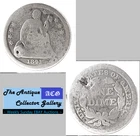 1841 Silver US Philadelphia Mint Seated Liberty Dime🪙Type 2🪙Hole