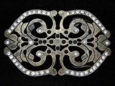 PA07129 REALLY COOL  FLORAL ORNAMENTAL  ART FASHION DESIGN BELT BUCKLE