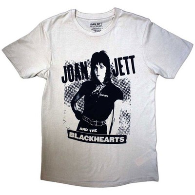 Men's Joan Jett Crosshatch T-shirt Large Sand
