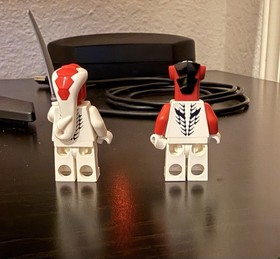 LEGO Ninjago Fang-Suei & Snappa Minifigures Fangpyre Tribe 9442 9445 w/ Blade