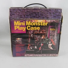1980 Mini Monsters Play Case Vintage Remco Universal Monsters Incomplete