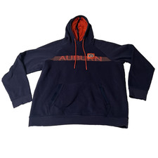 Auburn Tigers Hoodie Mens Large NCAA Football Pullover Sweatshirt Under Armour