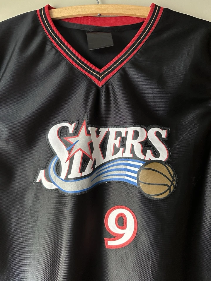 Camiseta negra Philadelphia 76ers Sixers NBA Iguodala 9 GallantGifts.com COMO ESTÁ LEÍDA Foto 3 de 4