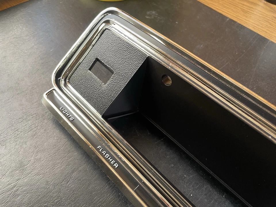 1967-1969 Dodge Dart Gauge Bezel Fully Restored - Image 4 of 4