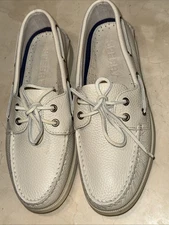 SPERRY AUTHENTIC ORIGINAL 2-EYE BOAT SHOE SIZE 8.5M $100