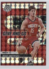 2024-25 Panini Mosaic Give and Go Mosaic Prizm Reed Sheppard #7 1sj2