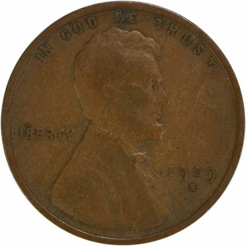 1909-S VDB Lincoln Cent VF (Scratch Reverse) Uncertified #251
