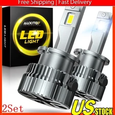 D4S D4R LED Headlight 6000K Bulbs Super White HID Xenon Conversion Kit Pair 2Set