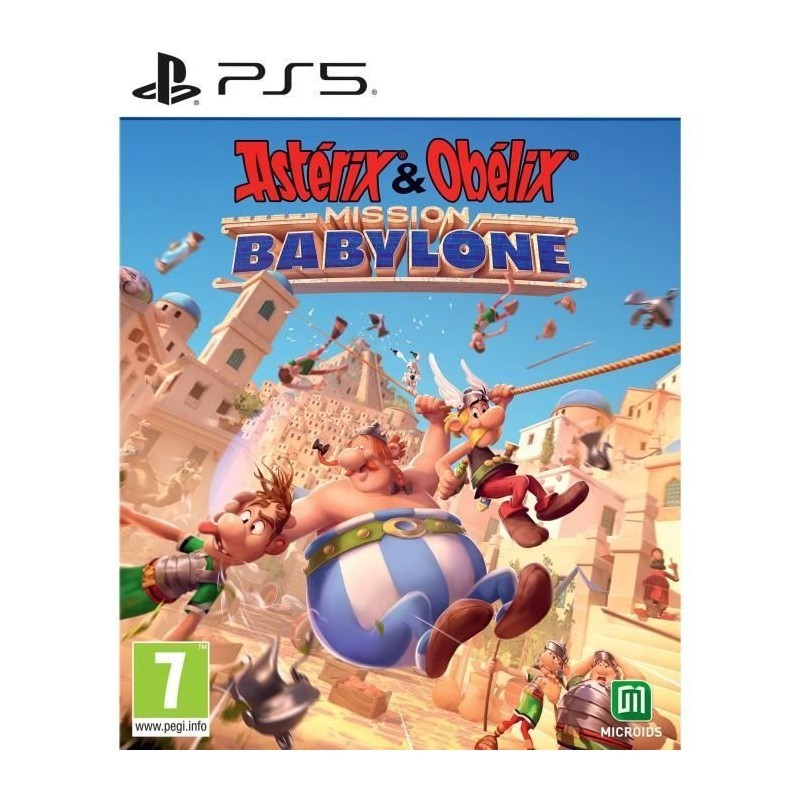 Jeu PS5 Astérix & Obélix Mission Babylone avec retour haptique DualSense immersif
