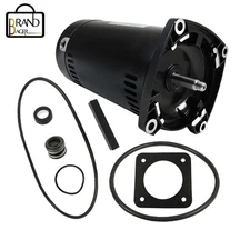 USQ1102 Pool Pump Motor Fit 230/115V Square Flange Pool Pump Motor 1HP