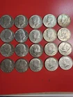 Roll of 20 Kennedy half dollars $10 FV 1965-1969 40% silver