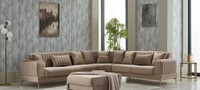 Polstersofa Ecksofa L Form Sofa Stoffsofa Couch Design Eckgarnitur Beige