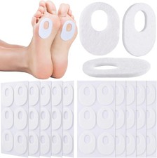 60 Pack Callus Pads Soft Felt Callus Oval Shape Corn Pads for Bottom of Foot