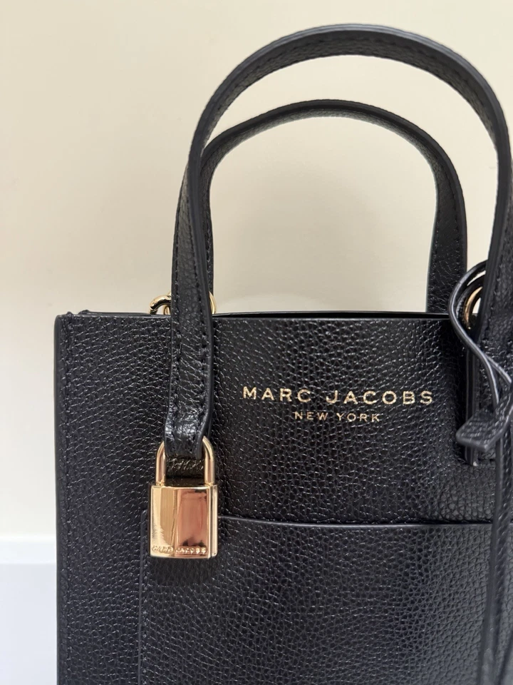 Bolso Bandolera Marc Jacobs Micro Mini - Cuero Negro NYC 260 Muestra Venta Foto 3 de 4